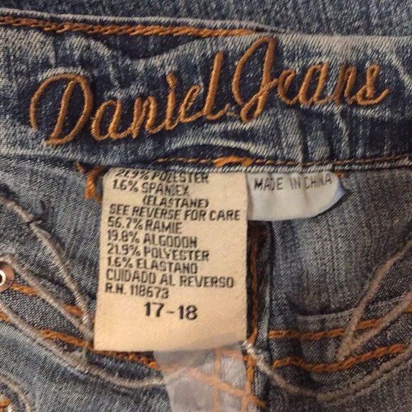 Daniel embroidered, sequined boot cut jeans - Picture 5 of 6